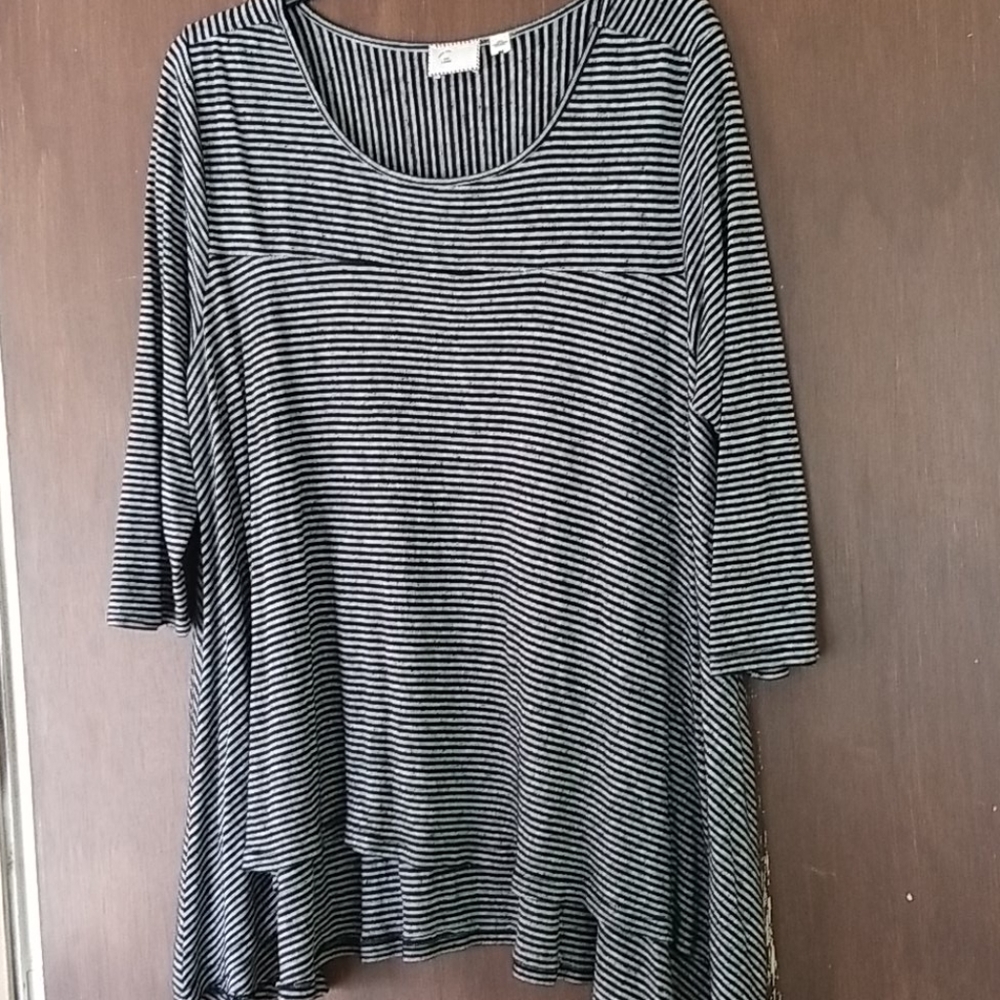 Striped Anthropologie top